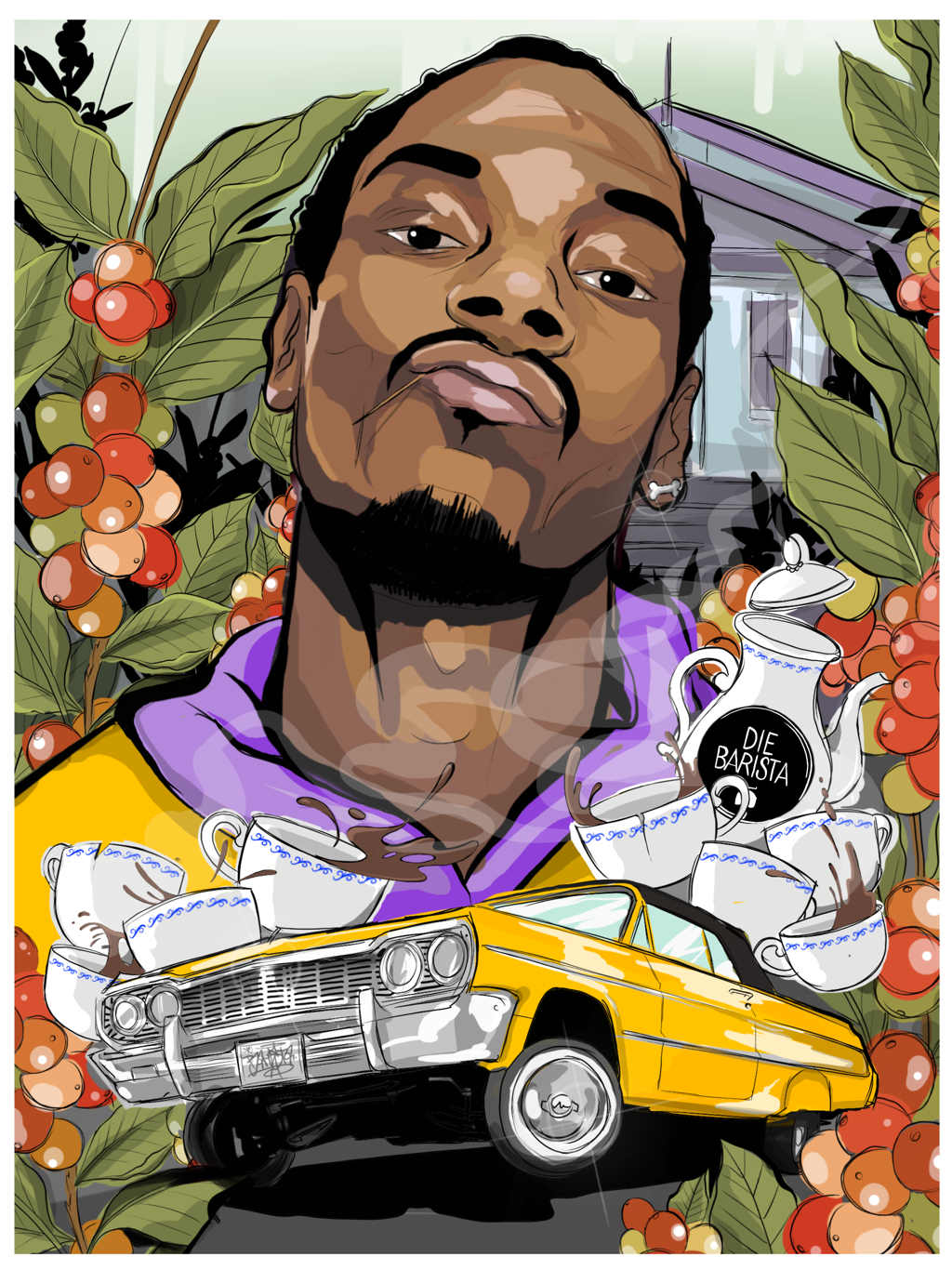 LIMITED EDITION SNOOP A3-POSTER